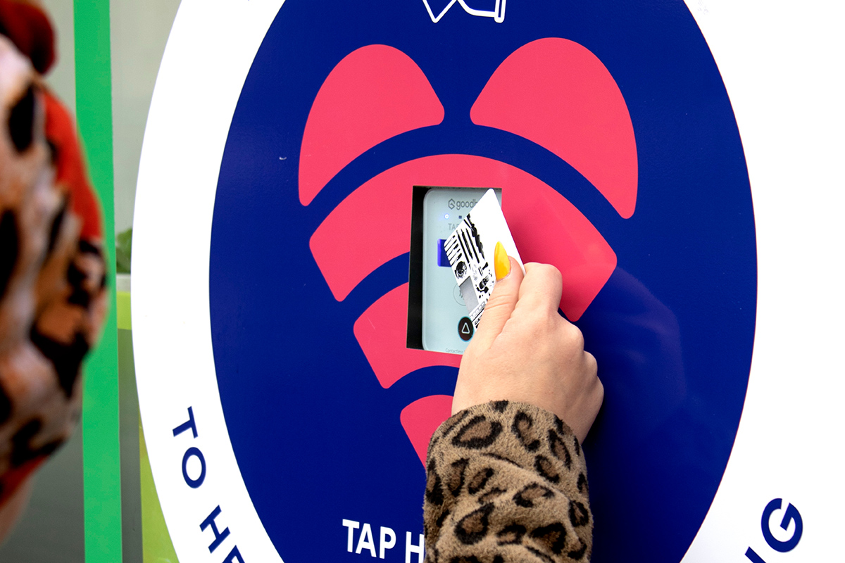 TAP For Bristol Contactless Stand