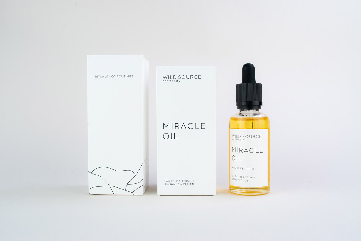 Wild Source Miracle Oil Packaging